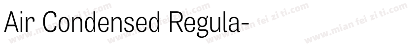 Air Condensed Regula字体转换